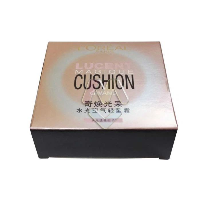 Straight tuck carton cushion bb cream empapula okupakinga bbokisi .